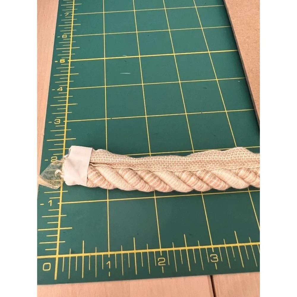 Robert Allen Rope Trim Mora Parchment 4 Yds discontinued sewing crafts upholster - Picture 2 of 3
